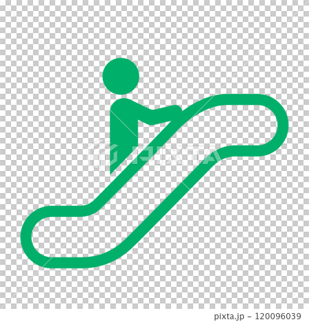 エスカレーターのアイコン 120096039