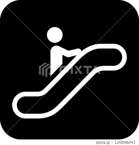 エスカレーターのアイコン 120096041