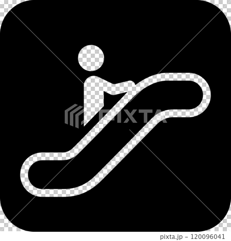 エスカレーターのアイコン 120096041