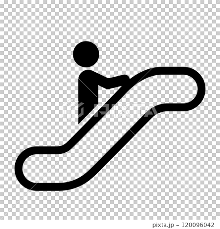 エスカレーターのアイコン 120096042