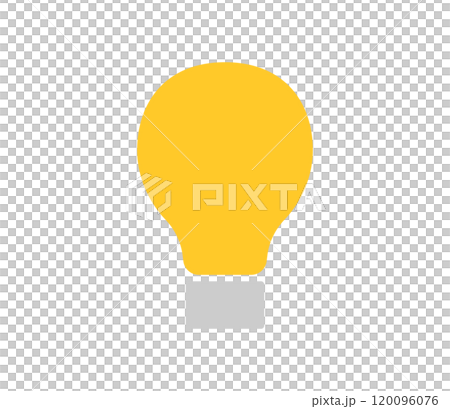 Simple light bulb icon illustration vector Simple light bulb icon illustration vector 120096076
