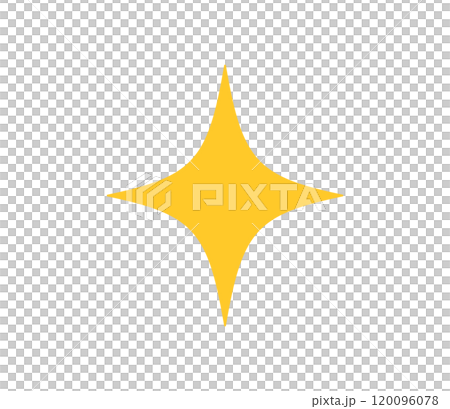 キラキラマークのアイコンイラスト　ベクター 120096078