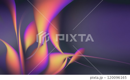 Colorful tendrils twist gracefully, creating a mesmerizing, ethereal display that captivates the viewer\'s imagination. Colorful tendrils twist gracefully, creating a mesmerizing, ethereal display that captivates the viewer\'s imagination. 120096165