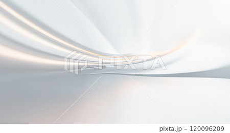 Gentle curves of light fill the space, creating a calm and peaceful atmosphere, perfect for relaxation or reflection. 120096209