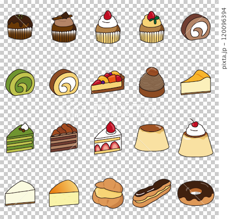 ケーキセット 120096394