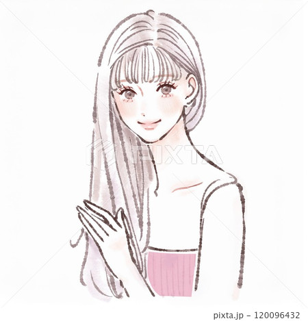 女性・女の子のイラスト素材　 120096432