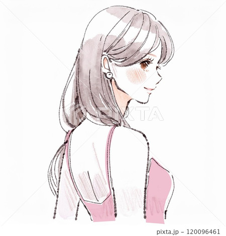 女性・女の子のイラスト素材　 120096461