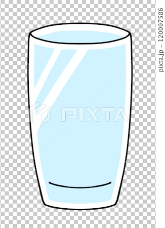 A simple, loosely painted tumbler 120097586