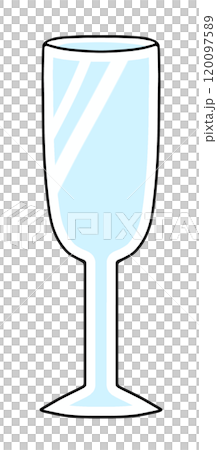 A simple sour glass with a solid color 120097589