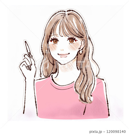 女性・女の子のイラスト素材　 120098140