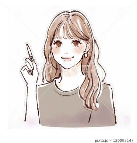 女性・女の子のイラスト素材　 120098147