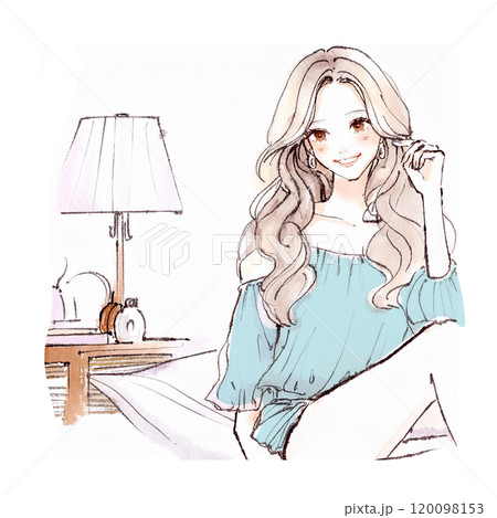 女性・女の子のイラスト素材　 120098153