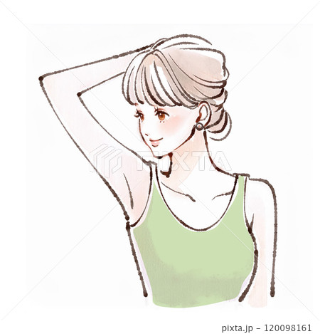 女性・女の子のイラスト素材　 120098161