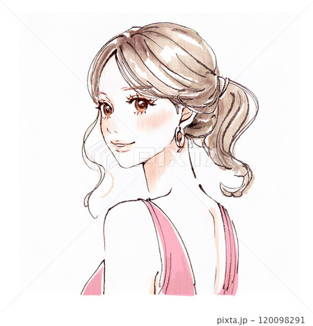 女性・女の子のイラスト素材　 120098291