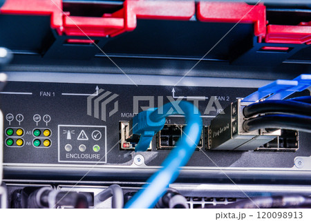 ethernet cables connected to server switch ethernet cables connected to server switch 120098913