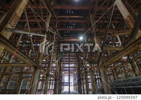 リニア橋本駅の工事現場 120099397