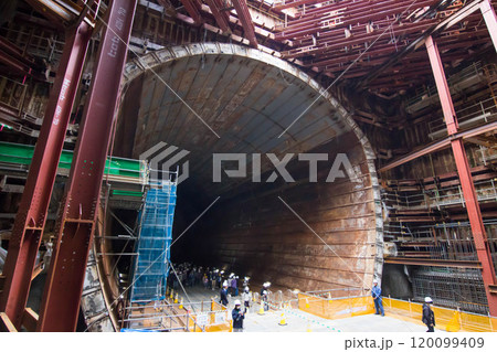 リニア橋本駅の工事現場 120099409