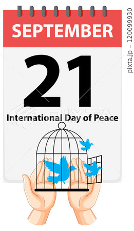 International Day of Peace Illustration 120099930