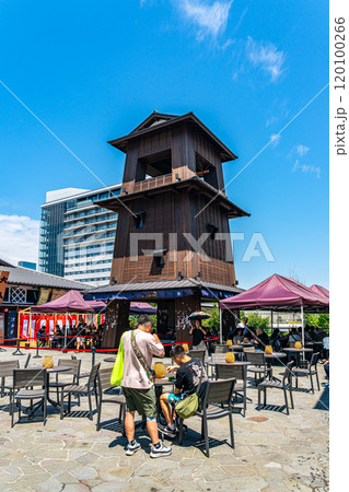 【東京都】江戸情緒薫る豊洲の千客万来 120100266