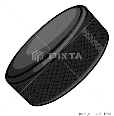 Ice Hockey Puck Cartoon Sports Icon Illustration Ice Hockey Puck Cartoon Sports Icon Illustration 120101768