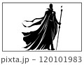 Stylish silhouettes of cosplay, illustration cosplay Stylish silhouettes of cosplay, illustration cosplay 120101983