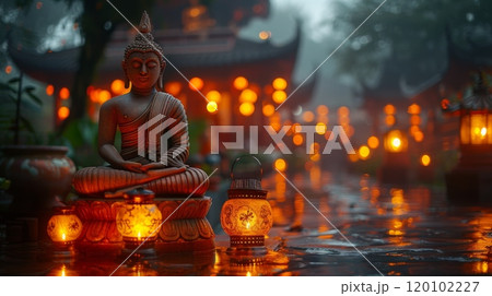 Vesak Festival . spiritual significance 120102227