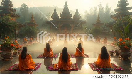 Vesak Festival . spiritual significance 120102228