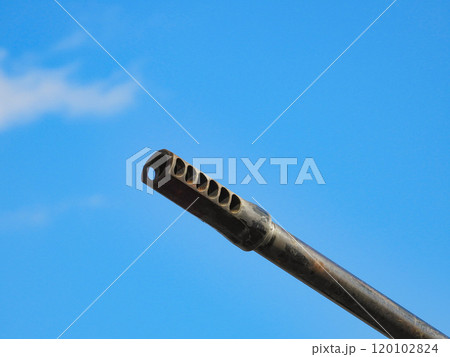 陸上自衛隊 87式偵察警戒車の機関砲 砲口 陸上自衛隊 87式偵察警戒車の機関砲 砲口 120102824