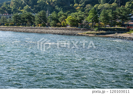 宇治川の急流　京都府宇治市 120103011