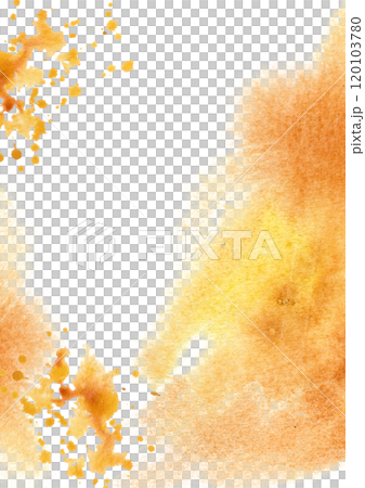 Warm autumn watercolor background with splashes and gradients in golden and amber hues isolated on white. Hand drawn watercolor stroke for seasonal designs, template. Hand painted sunny texture. Warm autumn watercolor background with splashes and gradients in golden and amber hues isolated on white. Hand drawn watercolor stroke for seasonal designs, template. Hand painted sunny texture. 120103780