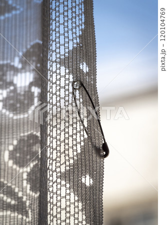 A pin on the tulle 120104769
