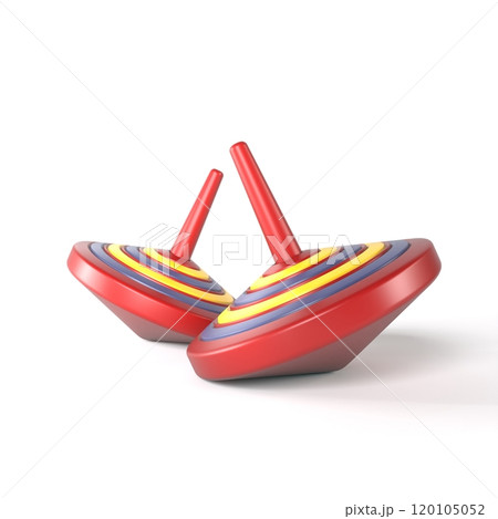 Two wooden whirligig toys 3D 120105052