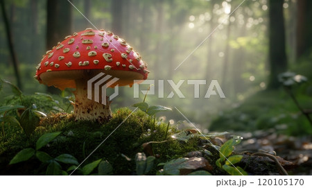 Magical mushrooms fantasy fungi backdrop 120105170