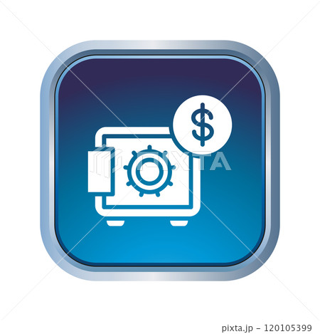 Safe box icon template 120105399