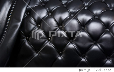 革張りの黒色のキルティング 革張りの黒色のキルティング 120105672