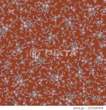 テキスタイルや背景に最適な美しい花柄, 120106956