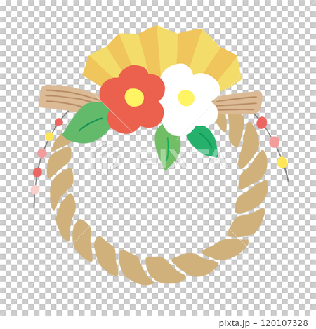 Hand-drawn illustration of Shimenawa 120107328