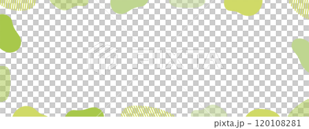 流體形狀抽象流行框架綠色黃色液體抽象 流體形狀抽象流行框架綠色黃色液體抽象 120108281