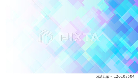 カラフルなひし形で組み合わせた背景素材 120108504