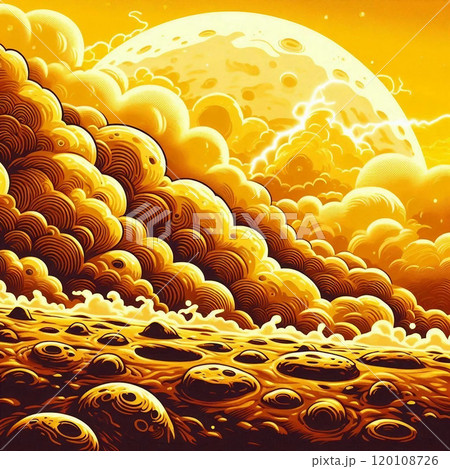 雲に隠れる金星 120108726