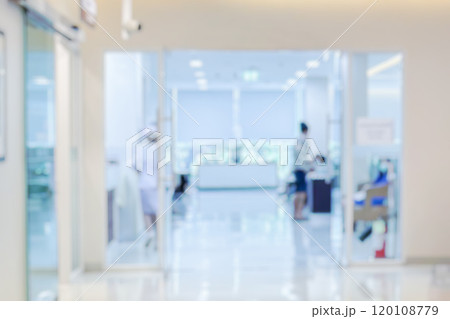 Abstract blur hospital clinic medical interior background Abstract blur hospital clinic medical interior background 120108779