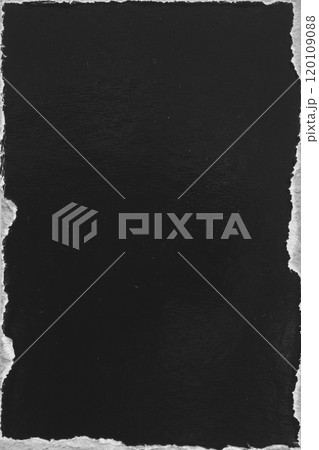 Empty old vintage black scratch torn poster overlay texture background 120109088
