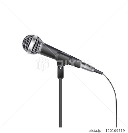 Microphone isolated on white background Microphone isolated on white background 120109319