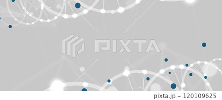 Abstract DNA concept. Futuristic science technology background 120109625