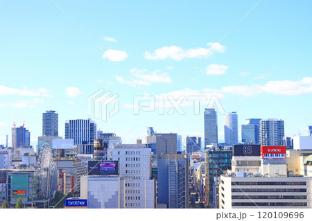 愛知県名古屋市、名古屋駅周辺の風景 120109696