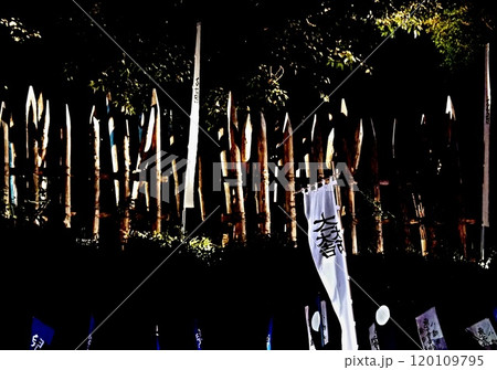 笹尾山のライトアップ 120109795