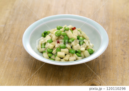 マコモダケと枝豆の炒めもの マコモダケと枝豆の炒めもの 120110296