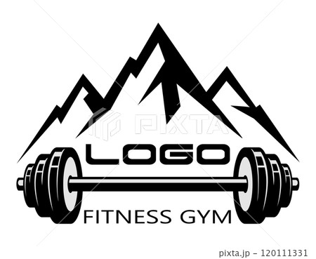fitnessgym logo creative and original for your business or company logotype vector illustration 120111331