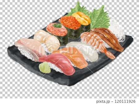 水彩壽司套裝（什錦）02_2 120111926