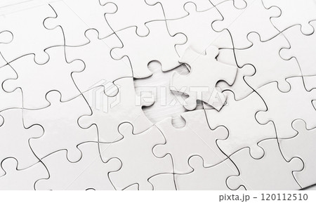 Unfinished jigsaw puzzle Unfinished jigsaw puzzle 120112510